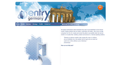 Desktop Screenshot of entry-germany.com